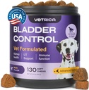 狗 UTI 支持 - Bladder Control Cranberry Chews - 狗 Cranberry 补充尿道切片, Bladder & Kidney 健康 - Cranberry D - Mannose 软治疗狗失禁 - 健康 Bladder