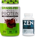 营养学 草药 Whey蛋白粉 支持Lean Muscle 恢复和性能 奶油巧克力 Flavor (28 services)  Zen天然镁补充剂 (30 services)