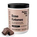 完美 Keto Exenorne Ketones Powder, BHB 用于 Ketosis 和 Fasting 支持的盐, 用于水解的电解质, 咖啡因自由能源,巧克力, 8.57 oz