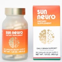 Sun Chlorella Sun Neuro Notropic Brain 补充 - 每日记忆浓度和男女焦点补充 - 海菠萝的天然等离子体增殖剂 - 180 Capsules