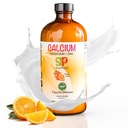 绿桃 儿童有机液体钙 - 镁、锌、钙 Citrate 和维生素 D3 冷却 Syrup 和液体钙 补充剂,无糖 无人工纤维,蔬菜 Halal Kosher