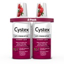 Cystex Urinary Tract Information Application & Protection - Cranberry Prebiotical Supplex 配有D-Mannose & Vitamin C用于UTI 保护与 Urinary 健康维护 - 7.6 fl oz - (包2)