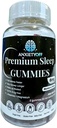 焦虑症 早眠Gummys,蓝莓Flavor,Vegan,无糖,60古米