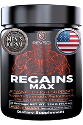 HGH 男女补充,REVSCI 恢复Max 氨基酸补充,工作后恢复粉剂,Anabolic Muscle Recovery & Muscle Builder for Men, HGH 人类成长荷尔蒙助推补充