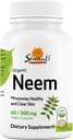 Sewanti Neem Capsules - 高潜力抽取 Capsule, 皮肤健康和免疫支持草药补充剂 - 消化平衡 Capsules 500 mg