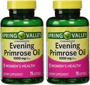 春谷-晚间Primrose Oil 1000 mg,Twin Pack 150 总软胶