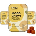 PYM Citrus Mood Chews 支持压力,担心和克服,60 Counter 130mg GABA,90mg L-Theanine QQ Vegan,Non-GMO,Gluten-Free,没有添加的糖 QQ全自然的Mood平衡补充在美国制作
