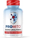 ProMito+ - Uroltithin A 补编 - 1000mg 纯 Urolithin A 男女饮食补编 - NMN, NAD, CoQ10, Resveratrol & PQQ - Max Life Naturals, 60 Capsules