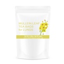 50 Bags Mullein 叶茶袋用于肺部清洁除毒,天然干草 Mullen Mullin 叶茶肺健康用于呼吸轻松,无咖啡因,Immune支持