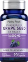 (原始内容存档于2018-10-21) (英语). Piping Rock Grape Seed Except Capsules | 16,000 mg | 90 pills | Vitis Vinifera Supplement | Non-GMO, Gluten Free.