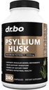 螺旋状叶片(Psyllium Husk Capsule Fiber)补充剂 - 天然粉状叶片(Natural Power Capsules) 成人便秘救济剂 - 营养可溶性叶片和日常常态支持 - 散装种子叶片文摘补充剂