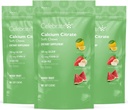 庆祝维生素Bariatric 500mg钙 Citrate Soft Chews,配有500 IU维生素D3 – 胃旁通患者和骨健康必需 - 糖和葡萄糖免费,水果(270 Chews)