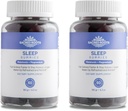 睡眠Gummys - 配有镁支持睡眠的无糖Melatonin Gummys - 天然成份的植物混合物 - Keto, Vegan, Non-GMO & Gluten-Free - 美国制造(60种服务)
