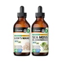 BIO KRAUTER 狮子的马恩叮当 4 Fl. Oz. & Sea Moss Tincture 4 Fl. Oz.