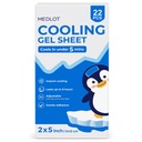 给孩子们的LotFancy Fever补丁, 22页, 减热器, 婴儿冷却垫, Gel Cool Patch for Fever, Headache Relief, 4.7 x2英寸