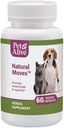 PetAlive自然移动 - 所有天然草药补充剂促进猫和狗的肠道健康和规律性 - 60 Veggie Caps