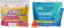 Real Ketones Intermittent Fasting drink Mix Bundle 为重量损失支持 Raspberry Lemon Shift Electrolytes 和 Intermittent Fasting Electrolytes 为男子配有 BHB 外源Ketones(每架30个计数)的快速电解装置