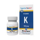 高级源维生素K 100 mcg - 骨力与健康支持补充剂 - 维生素K 补充剂 Aids 血液健康与钙吸收 - 30种次语言溶解片