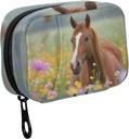 Fstylead Beautiful Brown horse in Colorful Flower Field Pill Organizer Case with Zipper 2 Times A Day for Vitamin and Supplement, 7 Day 旅行组织者医药案 福斯泰拉德美丽的棕马在彩色花场药丸组织者案中,与Zipper 2 Times Aday for Vitamin and Supplement, 7 Day Travel Organizer Medicine Case 互联网档案馆的存檔,存档日期存档日期:2017-09-27.