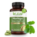 B'LEAF NATURE 有机莫林加 Capsules 1000mg, 180 Count – Moringa Capsules 配有有机奥莱费拉火药用于免疫支持,能源与平衡 — Vegan,非GMO 日常健康补充剂