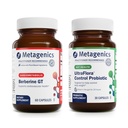 Berberine GT(60 Capsules) & UltraFlora Control Probiotic(30种服务) - 支持心脏健康 - 帮助健康的身体构成