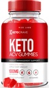 rize 实验室 Keto Crave Keto ACV Gummys for Advanced Wight Loss, 最大强度补充, Gomitas Reviews (60 Gummys)