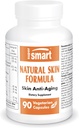 SuperSmart - 天然皮肤配方(高概率) - 配有Hyaluronic酸,Collagen,ELSTIN,Ceramides,Silica - 皮肤水分和弹性 QQN-GMO - 90 植物卡普尔