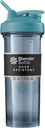 BlenderBottle Shaker 瓶装 Pro 系列 完美地用于蛋白质摇摆和前期工作,32-Ounce, Cerulean Blue