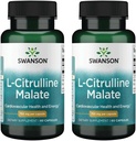 Swanson L-Citrulline Malate -- -- 氨酸补充剂,促进能源生产和健康血液循环 -- -- 支持整体健康的自然公式 -- -- (60卡普尔,每包750毫克)(2包)