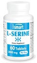 Supersmart - L-Serine supplement $2000mg / day (Easy-to-Take) - 氨基酸 supple QQ 非GMO & Gluten Free - 60 片
