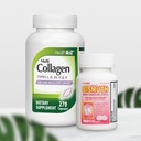 HealthA2Z® 巨型储蓄桶 - Bismuth 亚硅细胞酸盐 262mg(100片)和多烯烃,1735 mg(270 collagen Capsules)