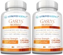 批准科学 • GaslysTM - Soothe Digestive Tract, Alliates Gas and Stomach Cramps - Artichoke Powder, Ginger, Fennel种子 - 60 计 - Pack of 2