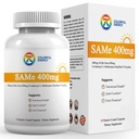 7c Sam e 400mg 补充剂(S-Adenosylmethionine),维生素B6,B12 增强萨姆-e有效性添加剂,Mood和联合安慰剂,Vegan,N-GMO,Gluten-Free,60 肠内粘合胶囊
