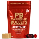 Cafeine Bullet Mint Energy Chews *40 – 更快的Boost than Gels, Tablets and Gum. 100mg Per service - 运动科学用于跑步,自行车,游戏和预工作耐力踢.
