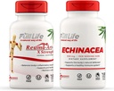 Full Life Reuma-Art X 力量与Echinacea Capsules - 联合支助补编 - Echinacea Purpurea 提取 - Kosher, Gluten-free - 90 Veggie Capsules