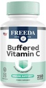 FREEDA 维生素C - 增生维生素C 500mg - 科舍尔 - 强抗氧化剂免疫支持 - 敏感胃维生素C C C C C C C 氨酸盐 - 维生素C 500mg - VIT C 补充(250个计数)