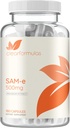 生物活性SAM-e 500mg - 高强度SAM-e 配有生物活性S,S形式为肝脏和Mood支持 - Vegan 非GMO 免防腐剂 - 在美国制造(180架)