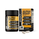 ONNIT Alpha脑神经性脑辅助功能用于聚焦,记忆,精神清晰,认知支持与L-Theanine和维生素B6,30 Consults Capsules