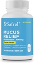 Safreel Pharma Mucus Relief Guaifenesin 400 mg - 快速代理预期者、细辛和Loosens Mucus、裂缝胸腔摄入、咳嗽、冷冻和流感(300 counter (pack of 1))