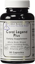 Coral Legend Plus, 90 Capsules - pH 支持全体矿物支持公式,包括骨骼、关节、牙齿和一个Alkaline pH