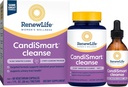 更新生活成人清洁剂 - CandiSmart - 15天的Yeast清洁剂方案 - 2- Part Kit - Gluten & 奶制品免费 - 60 蔬菜笼盖+ 1 Fl. Oz. Tincture