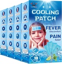 40页 Easyeah 冷却补丁用于发热不适和疼痛救济,冷却救济减热器,Soothe Headache Pain, 10 Counter Per Box (4盒)