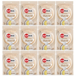 盐Stick Electrolyte Fast Chews - 120 Count Coconut Pineapple Flavor - 水分电解板,盐标签 - 10 count (Pack of 12)