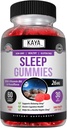 Kaya Naturals Melatonin Gummys (26mg) 健康补充和成人睡眠援助,帮助你自然沉睡,维生素B6 Gummys - 60 Gummy Vitamins for Men & Men - 30日供应