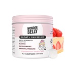 Wonderbelly Bloat + Gas Relief, Extrastrong Chewable Tablets, 125 mg Simethicone, No Talc 或 Dye, 草莓短饼, 42 计数