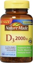 Nm Vit D 2000iu 大小 250 cm 自然 制造维生素 D 2000iu 250 cm