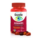 Ocuvite Eye 维生素和矿物补充剂,Gummy Multivitamin for Eyes, Zinc, 维生素C & E, Lutein & Zeaxanthin 成人远景支助补充剂, 60古米