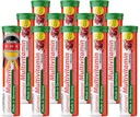 T&D 德国木特维塔明 + 矿物 10 维生素 2 矿物 - 240 Vegan 饮料 Effervescent 片片 - 石榴花 - 德国制造