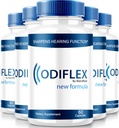 NutraRize(5 Pack) Odiflex Capsules, Premium Ear健康公式,全自然补充保护内耳,官方听力支持药,Odi Flex Reviews (300 Capsules)