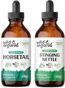 野生和有机马尾叮当 4 fl oz & Sting Nettle 根叮当 4 fl oz